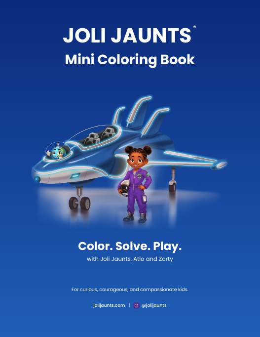 Joli Jaunts Mini Coloring Book cover