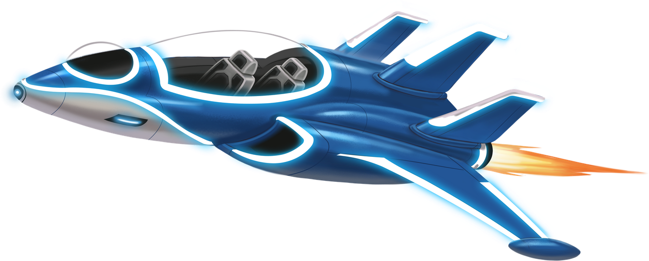 Zorty, the blue jet